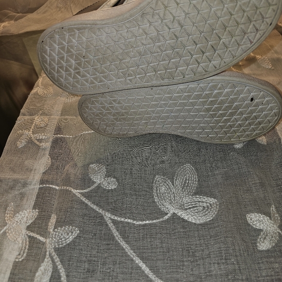 Kids navy blue leather Adidas unisex track shoes size 11K - Picture 5 of 10